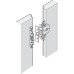 Rebate Set for Mortice Box Latches Brass Nickel plated
