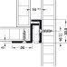 Roller Drawer Runners Single Extension Heavy Duty Installed length 800 mm