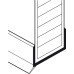 Sealing Strip for 16/19 mm Thick Plinth Panels Length 2.5 m For plinth panel thickness 16 mm white