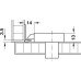 Striking Plate for Screw Fixing Steel Angled nickel plated