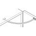 Flap Stay Flexible for Light-Weight Flaps Length 200 mm brown