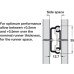 Ball Bearing Drawer Runners Single Extension Accuride 2132 Hold-in feature Installation length 300 mm load capacity 35 kg bright