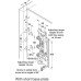 Concealed Cabinet Hanger Press Fitting or Screw Mounting Two Way Adjustment Invisible inside the cabinet Right handed