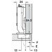 please look Without soft close screw fixing cup 45/9.5 nickel plated