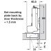 please look With soft close screw fixing cup 45/9.5 Tiomos Night - anthracite