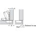 Concealed Cup Hinge 165° Standard Hinge Full Overlay Mounting Häfele Screw fixing cup slide on arm 45/9.5