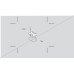Flap Hinge 270° Screw Fixing Brass or Steel Economy model Steel polished nickel plated
