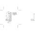 Concealed Cup Hinge 120° Standard Inset Mounting Click On Arm Tiomos Screw fixing 45/9.5 with soft close
