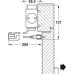 Door Closer Overhead Aluminium Body DCL 51 Startec Power size 2-5 Silver coloured lacquered