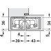 3D Hinge 180° Aluminium Zinc Diecast and Steel Tectus TE 645 3D 3-way continuous adjustment Stainless steel effect