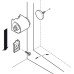 Magnetic Catch Pull 3.0 for Screw Fixing Round Housing for screw fixing Brown