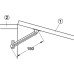 Lid Stay with Guide Slot for Wooden Flaps Suitable for use as a door restraint Left handed mounting