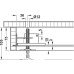 Plinth Adjusting Fitting with Supporting Bracket Load Capacity 130 kg Steel Screw fixing Installation height min. 100 mm adjustment 25 mm