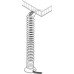 Vertical Cable Management Spiral Design Idea Link design Silver colourd finish