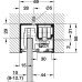 Fitting Set for Sliding Glass Interior Doors Hawa-Porta 100 GW Top hung system For 1 door Fitting Set for Sliding Glass Interior Doors Hawa-Porta 100 GW Top hung system For 1 door