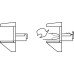 Shelf Support Plug in for 6 8 and 10 mm Thickness and Ø 5 mm Hole For glass shelves Nickel plated
