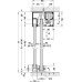 Fitting Set for Sliding Glass Interior Doors Hawa-Porta 100 GW Top hung system For 1 door Fitting Set for Sliding Glass Interior Doors Hawa-Porta 100 GW Top hung system For 1 door
