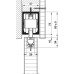 Fitting Set for Sliding Interior Doors Hawa-Junior 250/B Top hung system for low headroom doors For 1 door