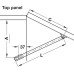 Lid Stay with Automatic Lock for Wooden Flaps Arretop Without braking effect Length 200 mm