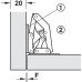 Spacer Plate for 90° Easy Mount Hinge 2 mm thick