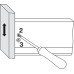 Synchronisation Rod for Nova Pro Tipmatic Plus Drawer Runners Length 1080 mm