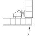 Roller Catch for Screw Fixing Plastic Without counterpiece white