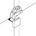 Drawer Catch Nickel Plated Steel Right hand