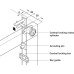 Central Locking Bar Bright Aluminium Symo 3000 Length 1500 mm
