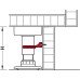 Plinth Clip for Häfele AXILO™ 78 Plinth System with panel holder plastic Screw fixing