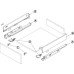 Drawer Sides 89 mm High Häfele Matrix Box Slim A Length 300 mm grey
