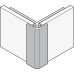 External Corner Profile for Alusplash™ Splashbacks 610 mm - Anthracite
