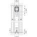 Fitting Set for Sliding Interior Pocket Doors Hawa Junior 80/B Top hung system For 1 door long bolt version