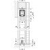 Fitting Set for Sliding Interior Pocket Doors Hawa Junior 80/B Top hung system For 1 door long bolt version