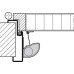 Finger Protection Blind System for Interior Doors Athmer NR-38 For door gap between door and frame on push side NR-38 max. blind length 260 mm
