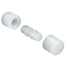 Dowel Connector Plug-In Natural-Coloured Nylon For release fastenings 3-piece knock down concealed fastening