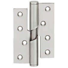 Butt Hinge 102 x 76 mm Grade 304 Stainless Steel size 101 mm Rising hinge clockwise closing satin Butt Hinge 102 x 76 mm Grade 304 Stainless Steel size 101 mm Rising hinge clockwise closing satin