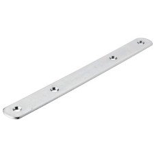 Connecting Plate for Door Panels Screw Fixing Cream-white enamelled