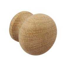 Knob Wood Unfinished Ø 40 mm Beech