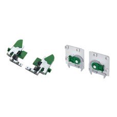 Front and Rear Fixing Clips 3D Adjustment for Dynapro Runners Zinc plated steel