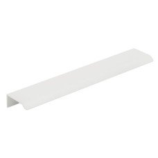 Profile Handle Aluminium Fixing Centres 32-416 mm Curve Stainless steel effect finish fixing centres 128 mm