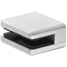 Shelf Support Clamp Design Screw Fixing for 8 mm Shelf Thickness White aluminium RAL 9006