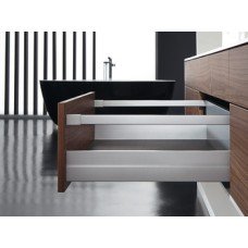Rectangular Railing Set for use with Nova Pro Scala Drawers To create Nova Pro Scala pan drawers Length 500 mm silver