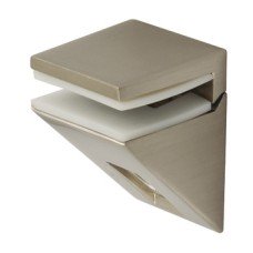 Shelf Support Wall Fixing for Glass Shelves Kalabrone Mini For glass thickness of 5-10 mm Satin nickel