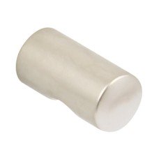 Knob Zinc Alloy Ø 12-20 mm Leo Stainless steel effect Ø 20 mm
