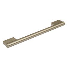 Bar Handle Stainless Steel/Zinc Alloy Ø 14 mm Fixing Centres 128-160 mm Laurel Stainless steel effect fixing centres 160 mm