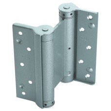 Spring Hinge Double Action 125 x 85 mm Steel Silver lacquered