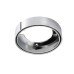 Bezel for Surface Mounting Loox Compatible Smally Plus Round Plastic Stainless steel finish