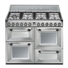 Cooker Dual Fuel Traditional Four Cavity Gas Hob 1100 mm Smeg Victoria TR4110X-1 - Stainless steel