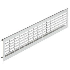 Ventilation Grille for Recess Mounting 480 x 80 mm 480 x 80 mm Ventilation area  150.4 cm2 recessed length 460 mm silver matt F1