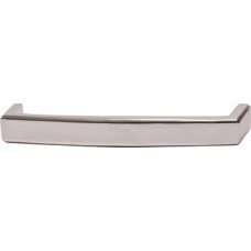 D Pull Handle Brass Fixing Centres 128-160 mm Mulberry Polished nickel finish length 135 mm hole centres 128 mm
